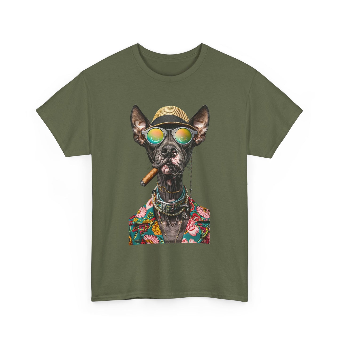 Unisex Heavy Cotton t-shirt gangster dog