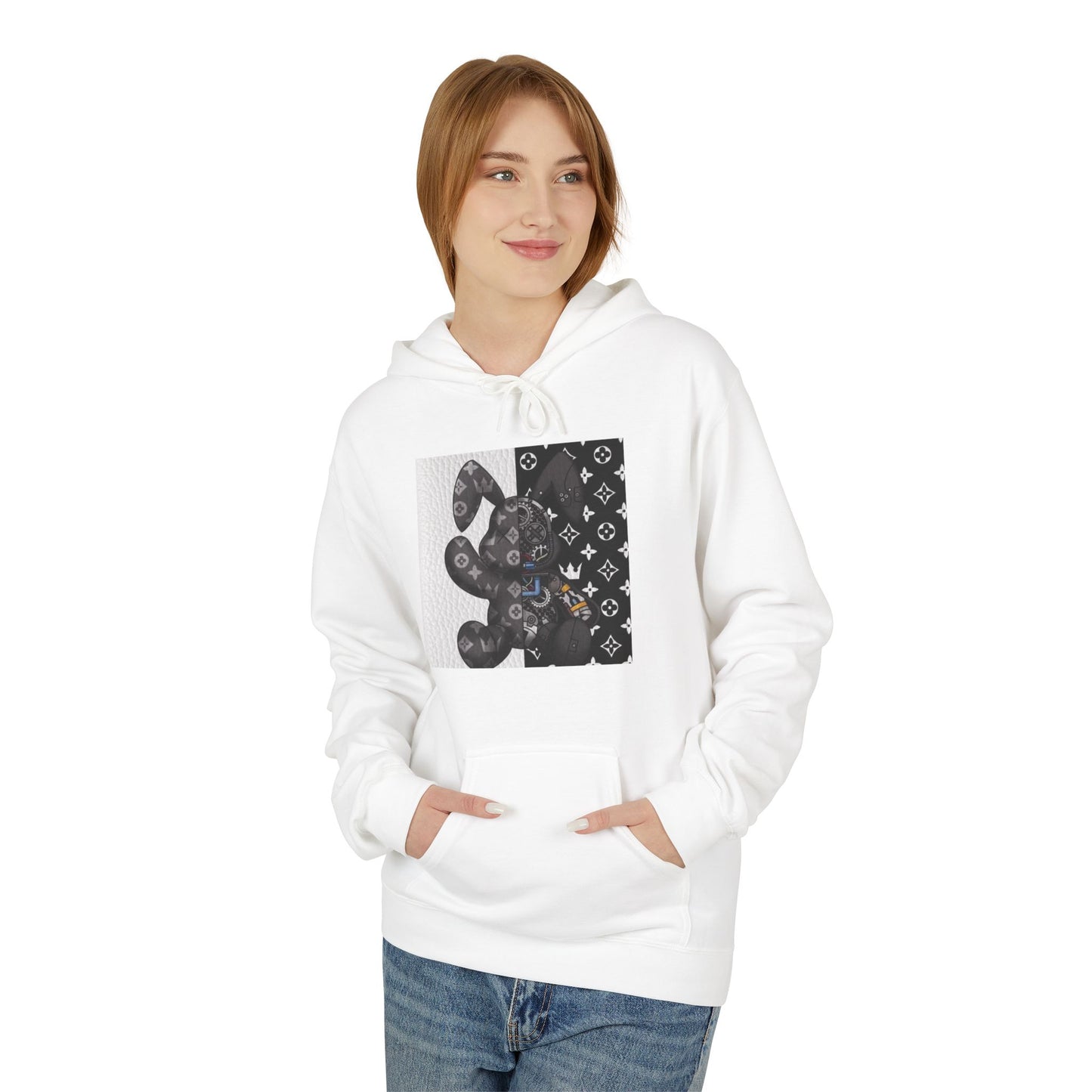 Printed Unisex Fleece Hoodie