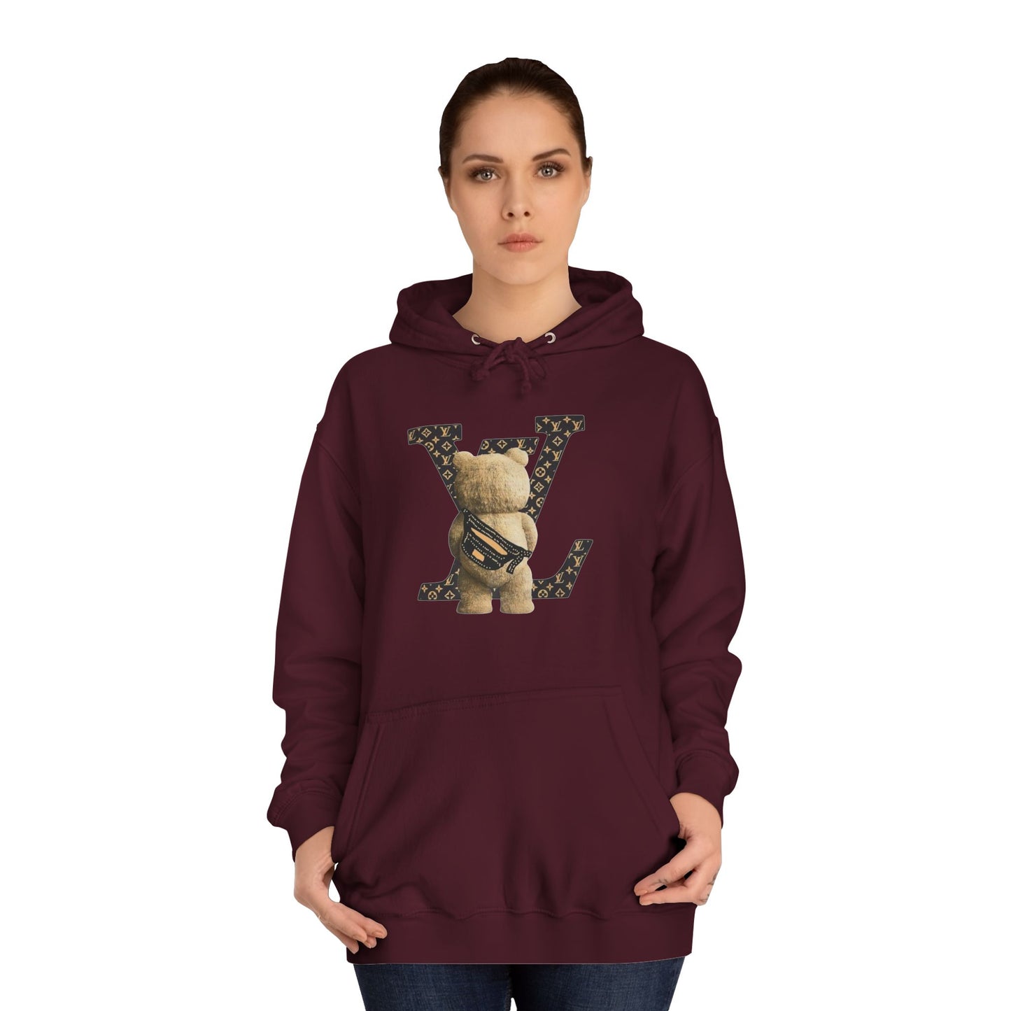 Teddy Bear College Hoodie - Unisex