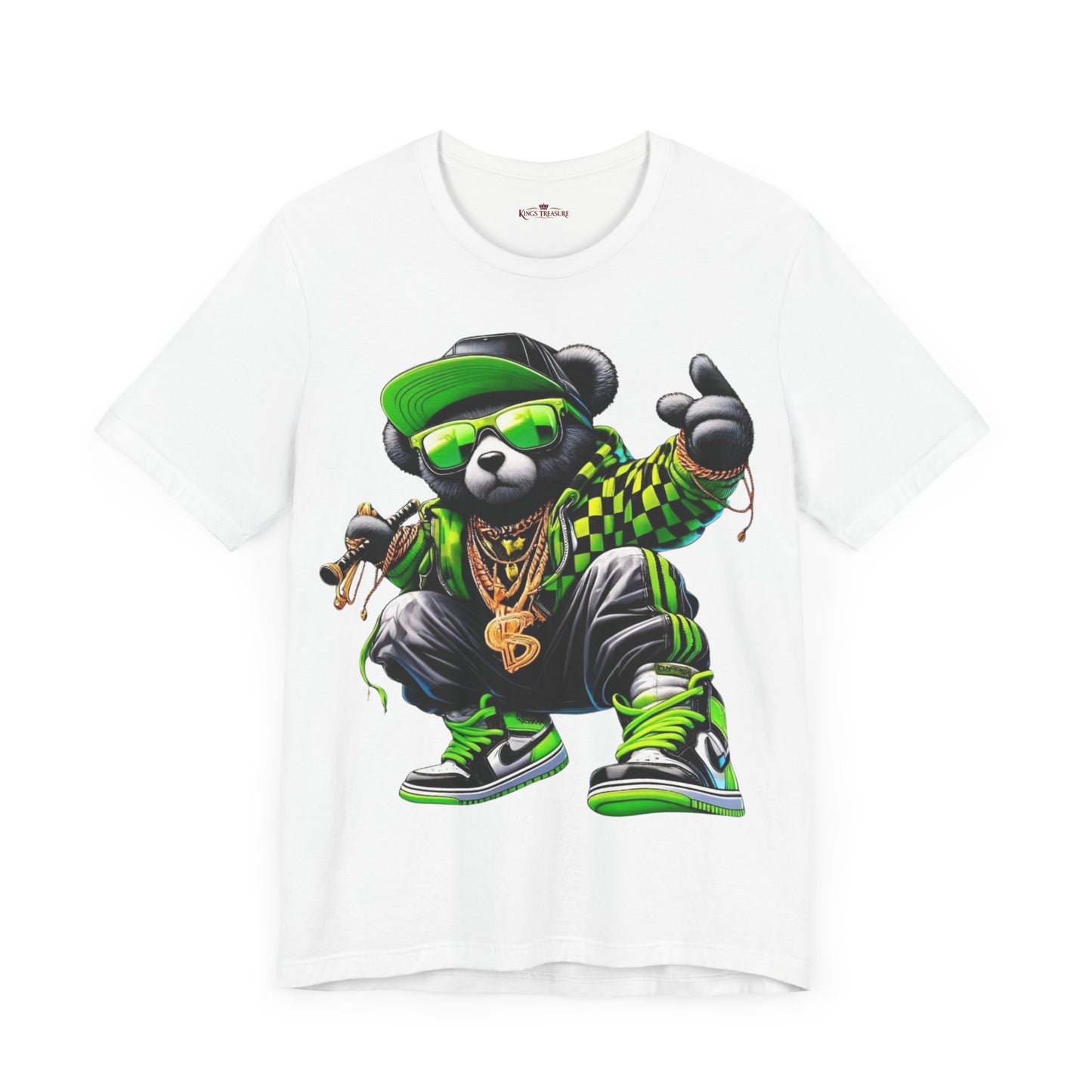 t-shirt the green teddy bear