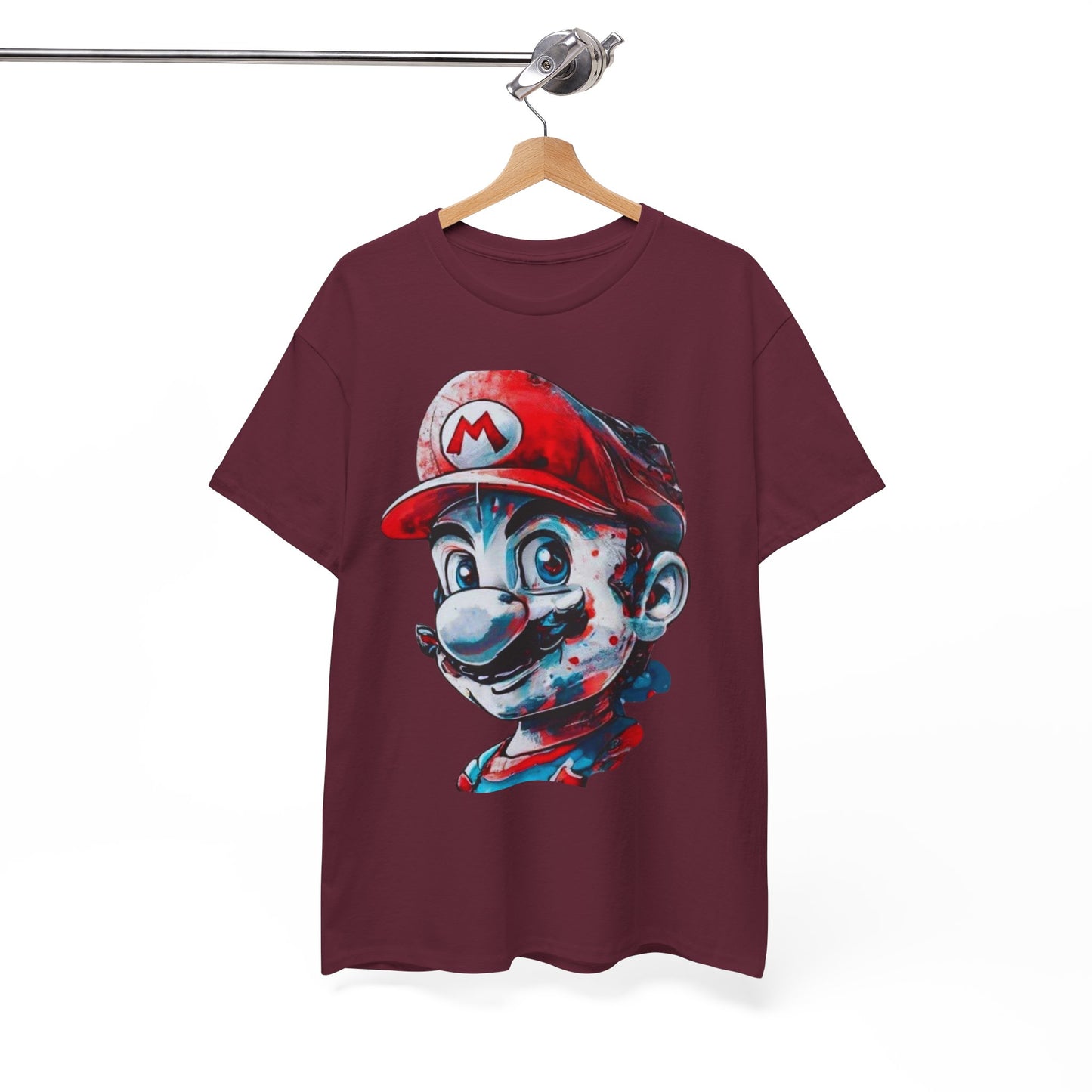 Retro Marios Graphic Unisex Heavy Cotton Tee