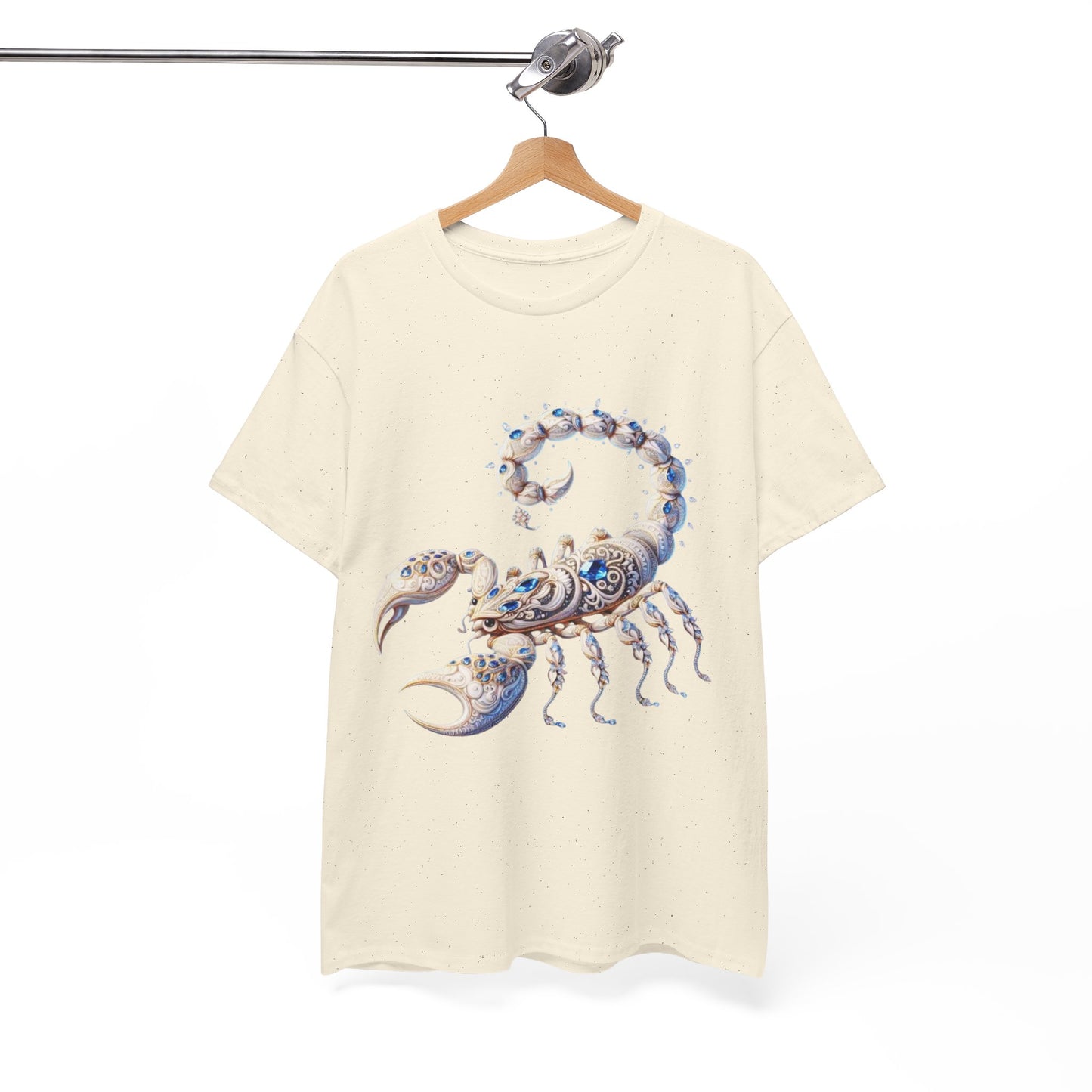 Scorpio Zodiac Unisex Heavy Cotton Tee – Astrology Inspired Casual Wear