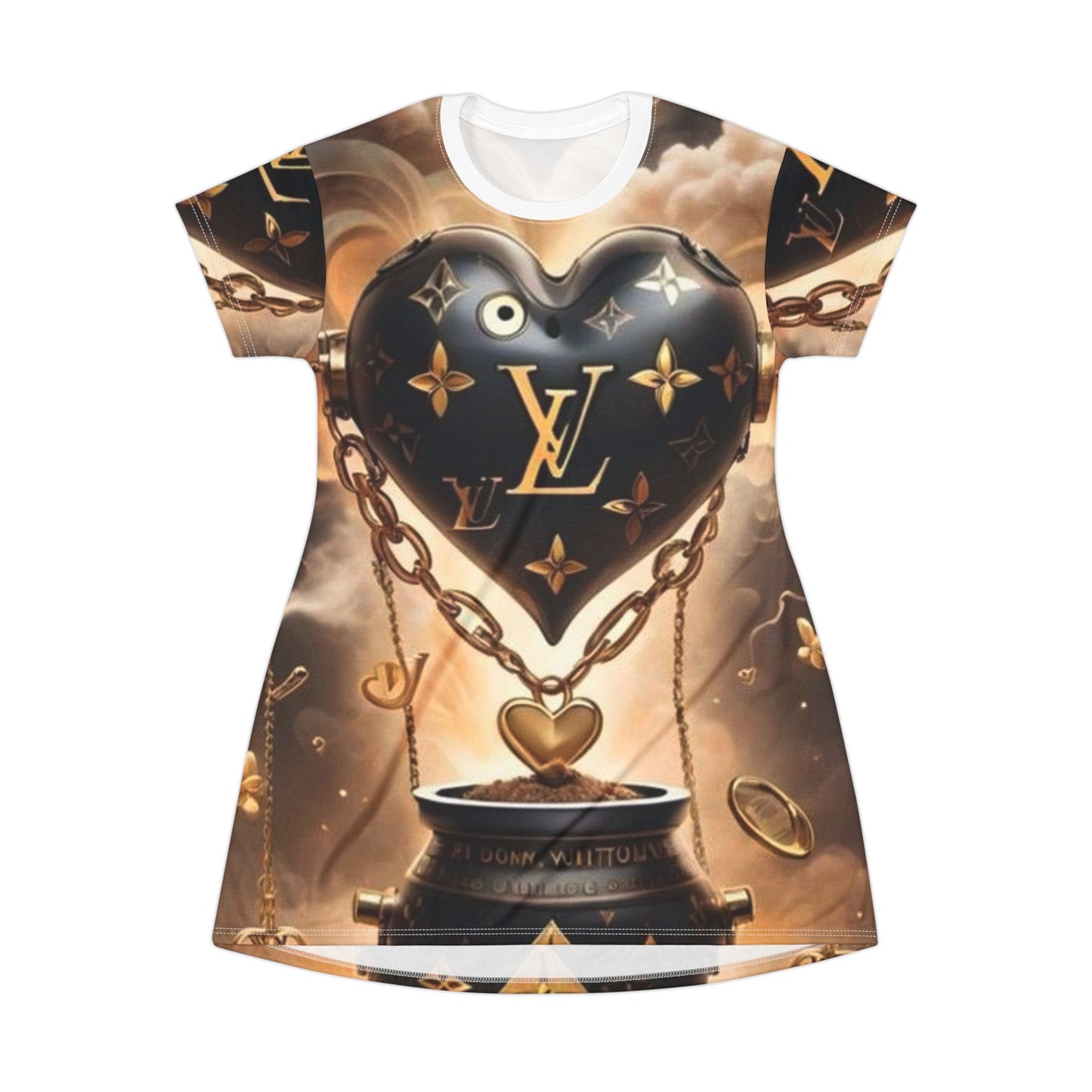 T-Shirt Dress LV PRINTED