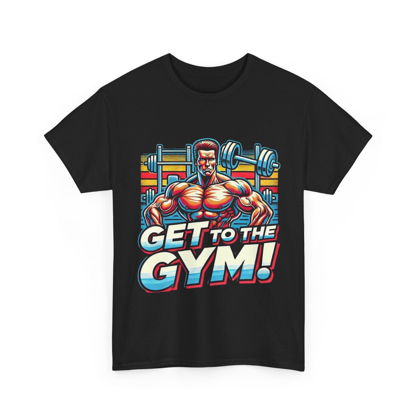 Get to the Gym Unisex Heavy Cotton Tee - Motivational Workout Shirt