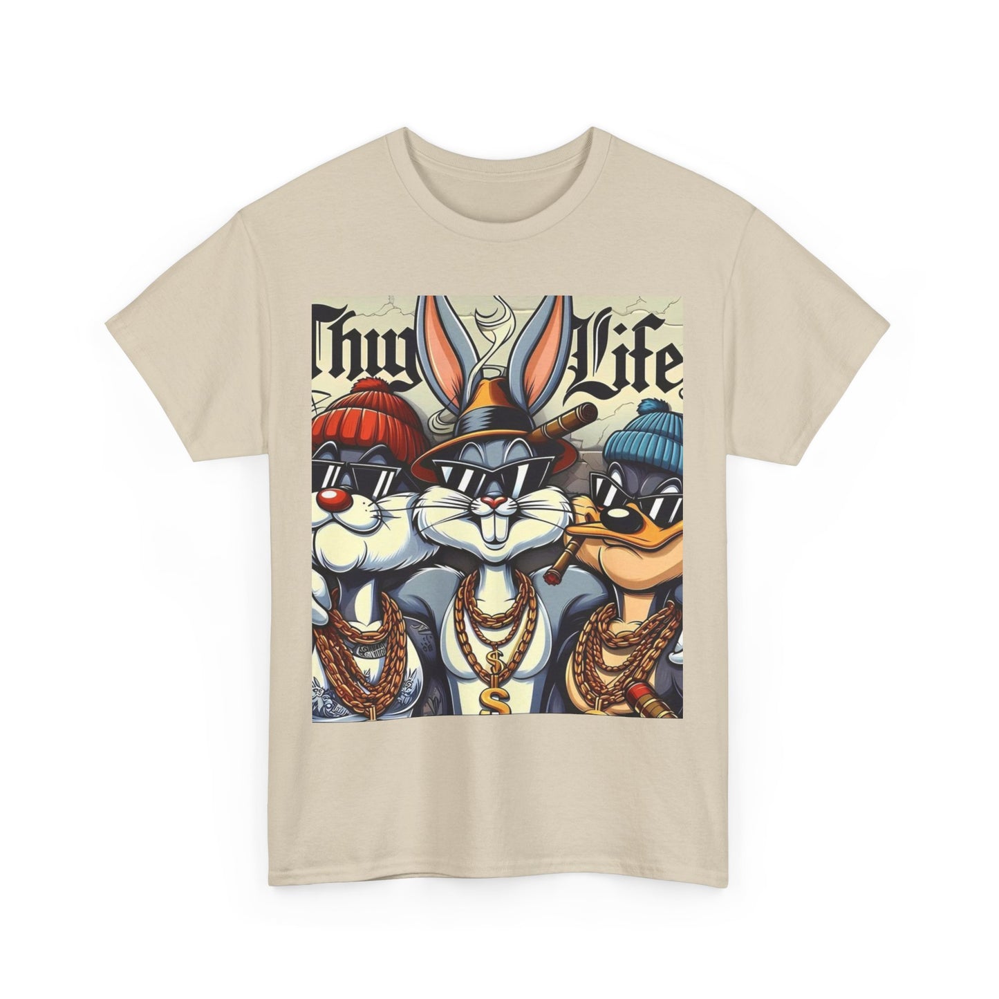 Unisex Heavy Cotton t-shirt  thug life