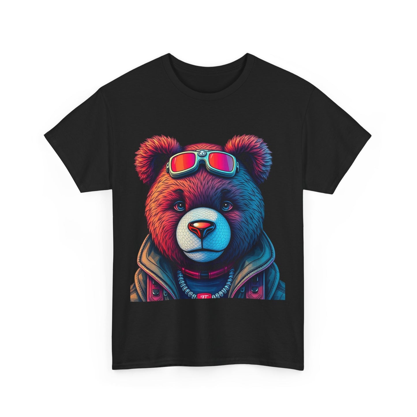 Tee: Hip Hop Teddy Bears Graphic Print