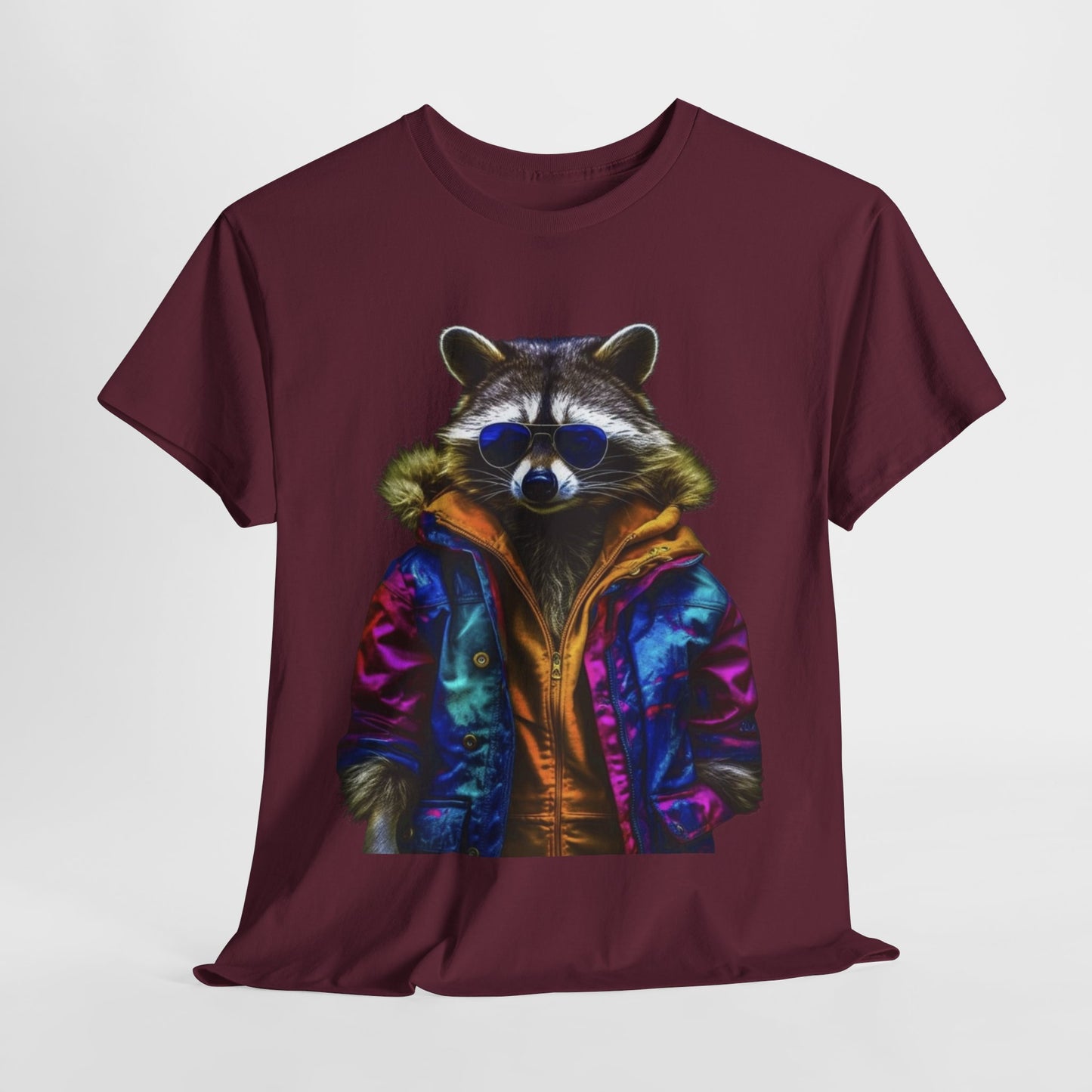 Unisex Heavy Cotton T-shirt the raccoon