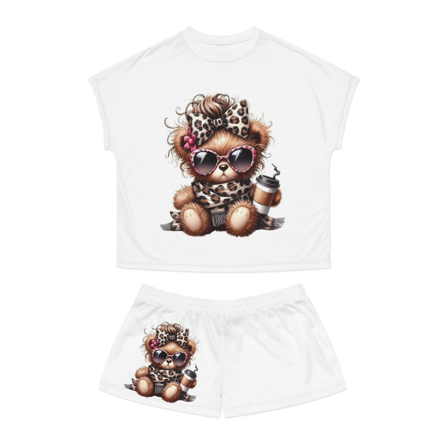 Women's Short Pajama teddy cute