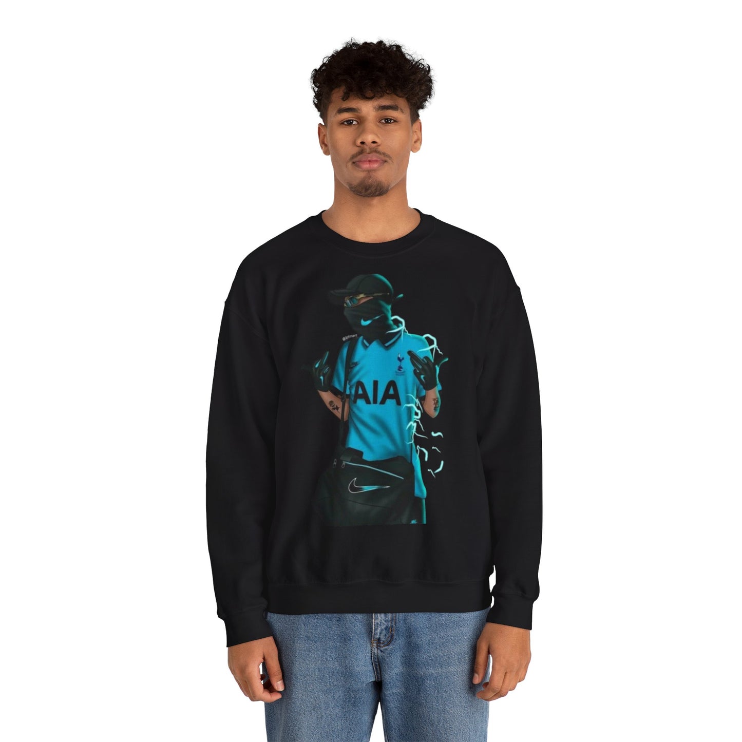 Crewneck Sweatshirt NIKE BLUE MAN Design