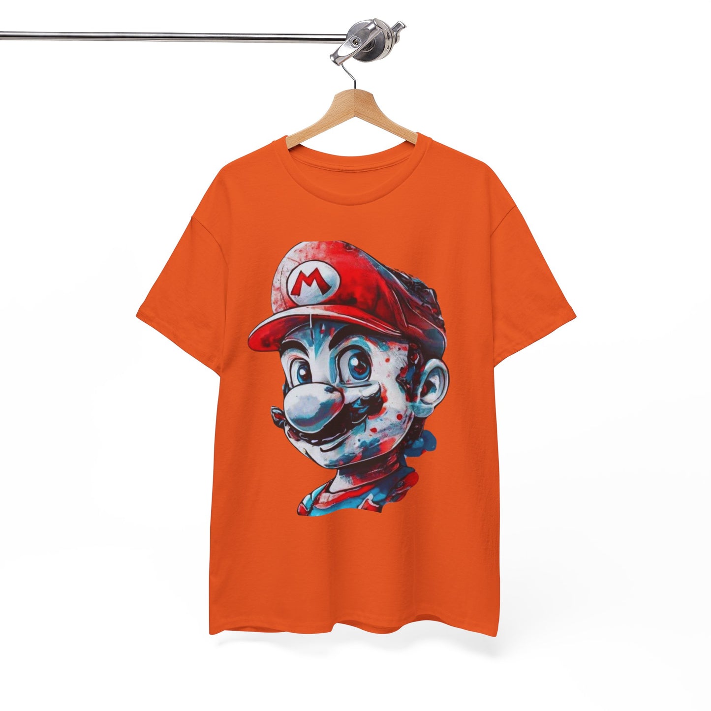 Retro Marios Graphic Unisex Heavy Cotton Tee