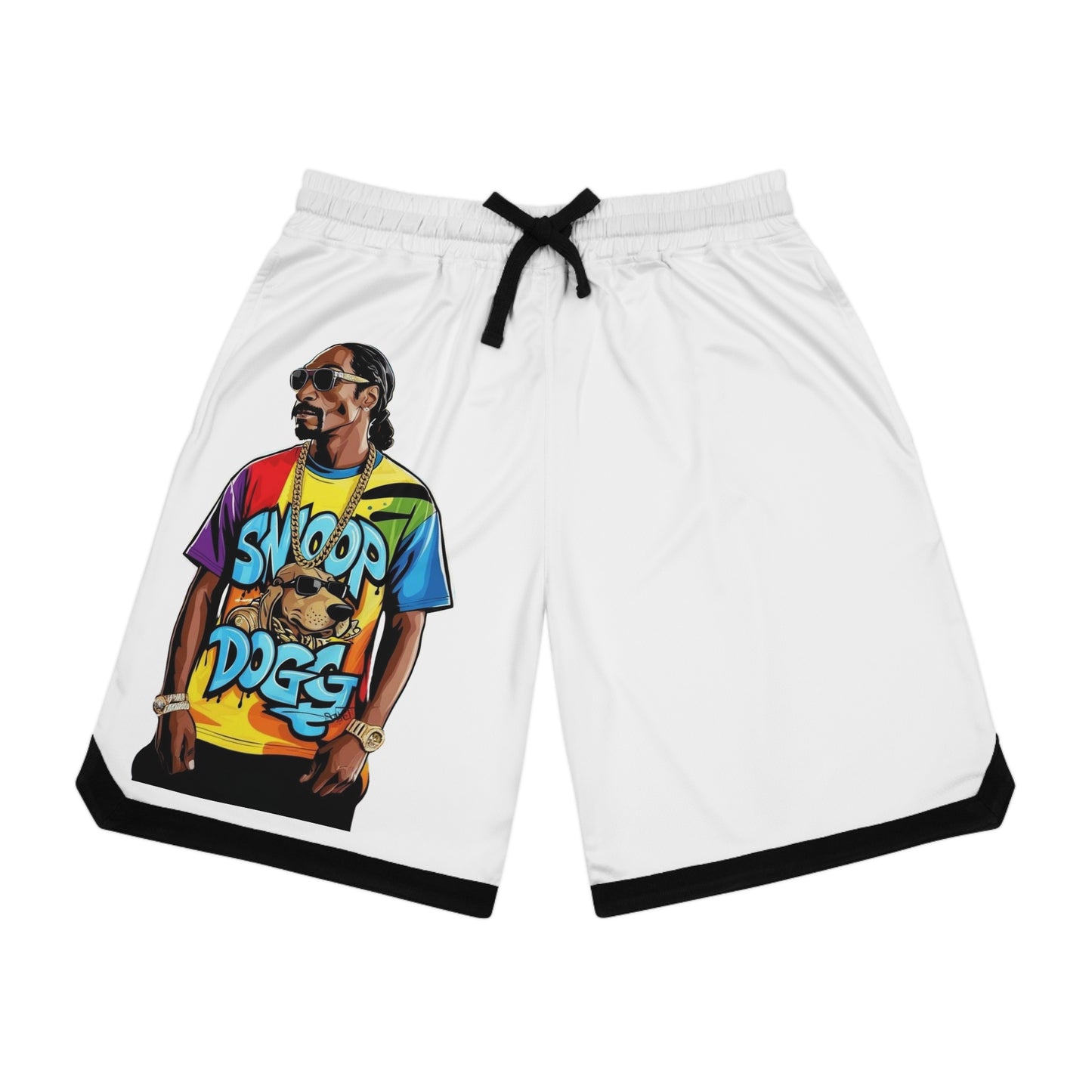 Athletic Shorts with Snoop Dog Design