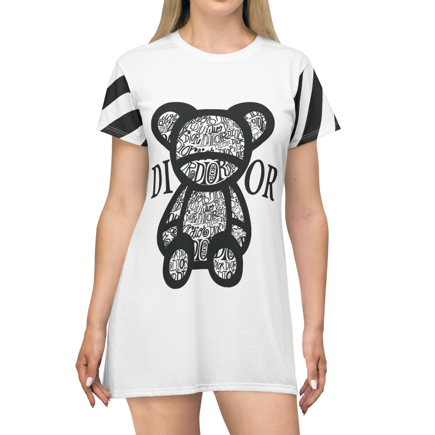 T-Shirt Dress with Dior Teddy Design