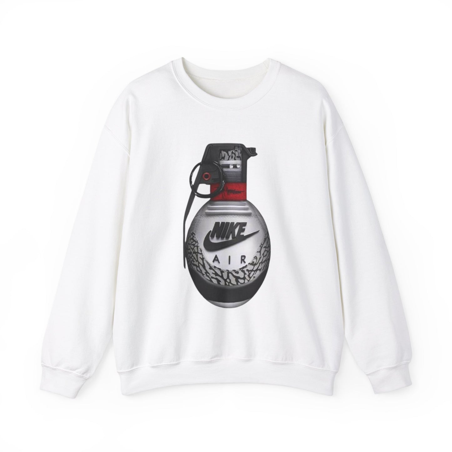 Crewneck Sweatshirt with Nike Granade Design