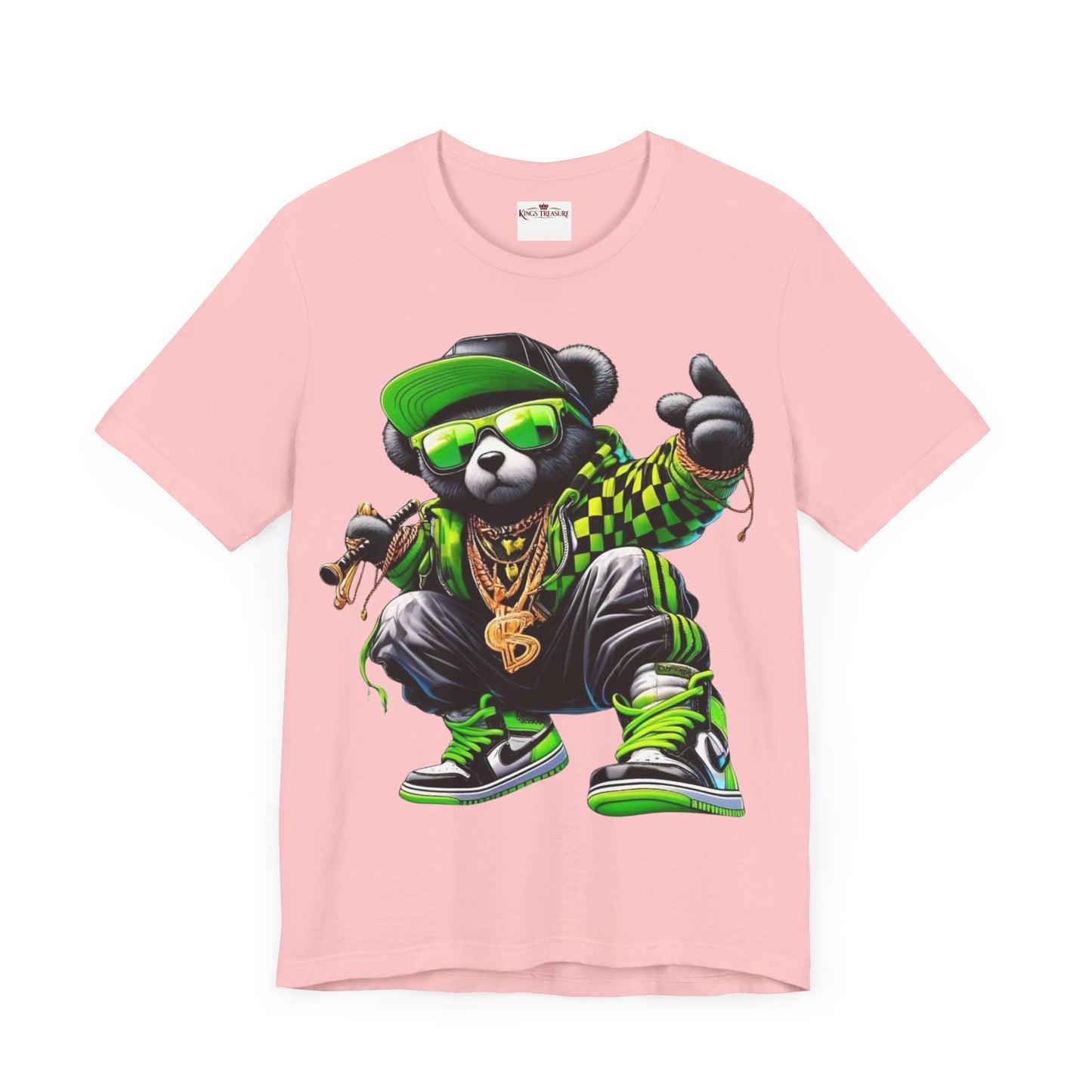 t-shirt the green teddy bear