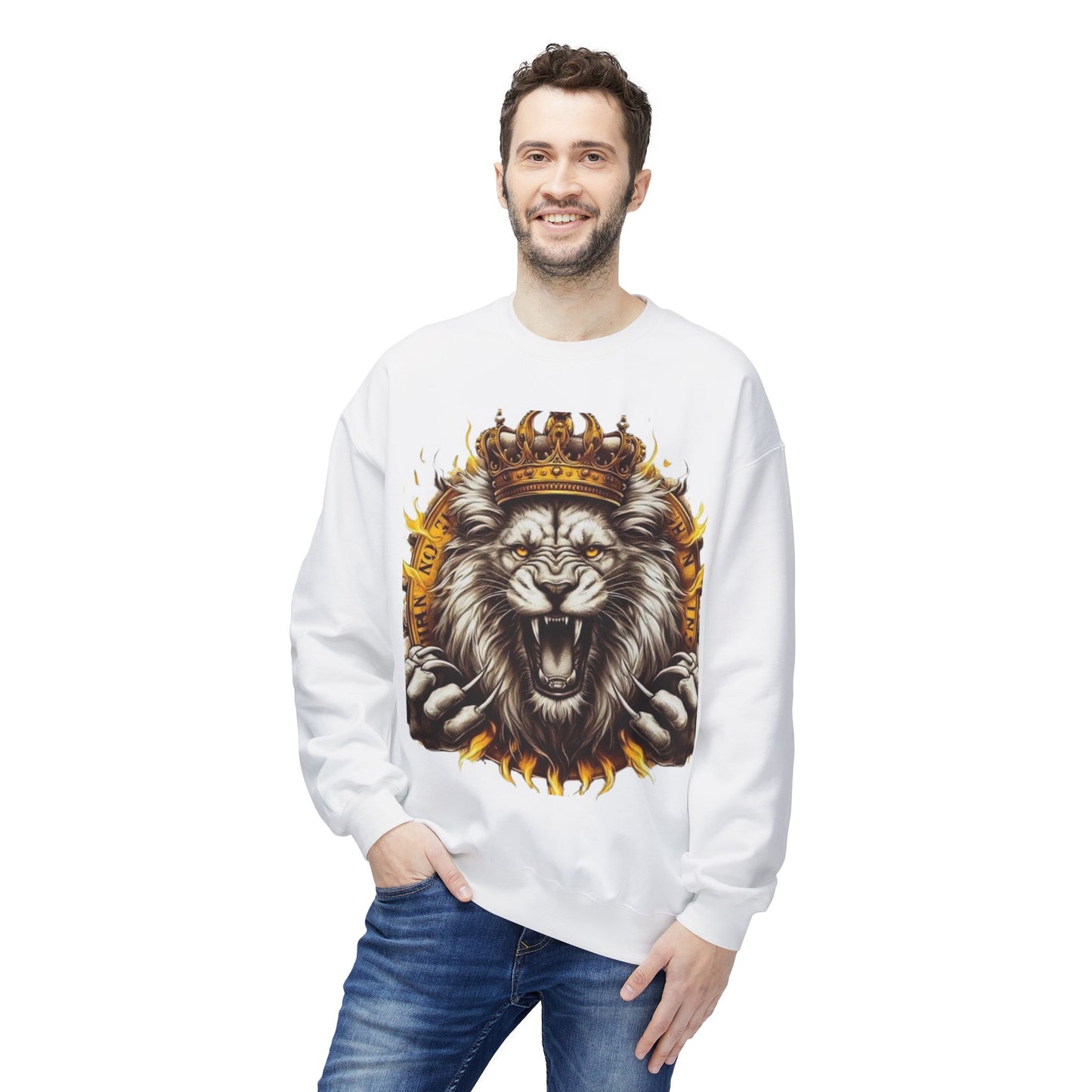 Sweatshirt - FIRE LION Design