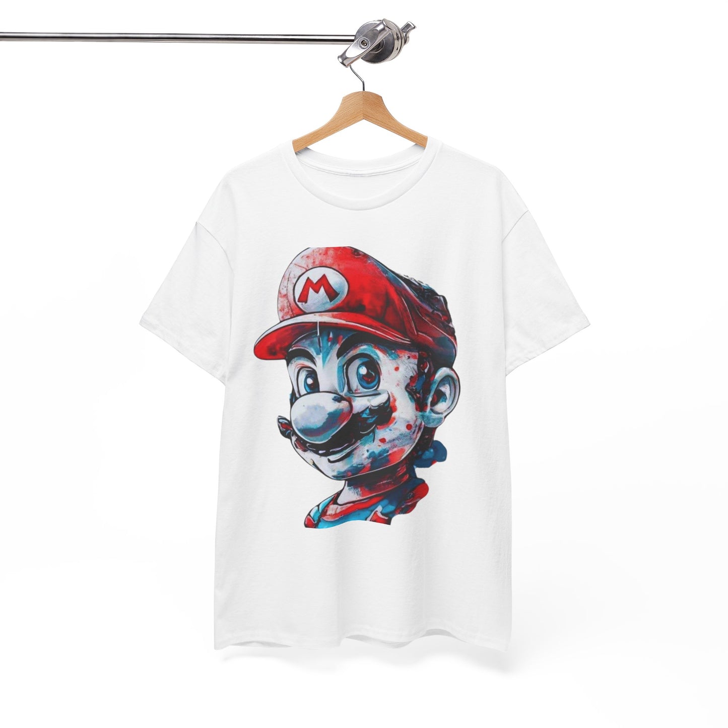 Retro Marios Graphic Unisex Heavy Cotton Tee