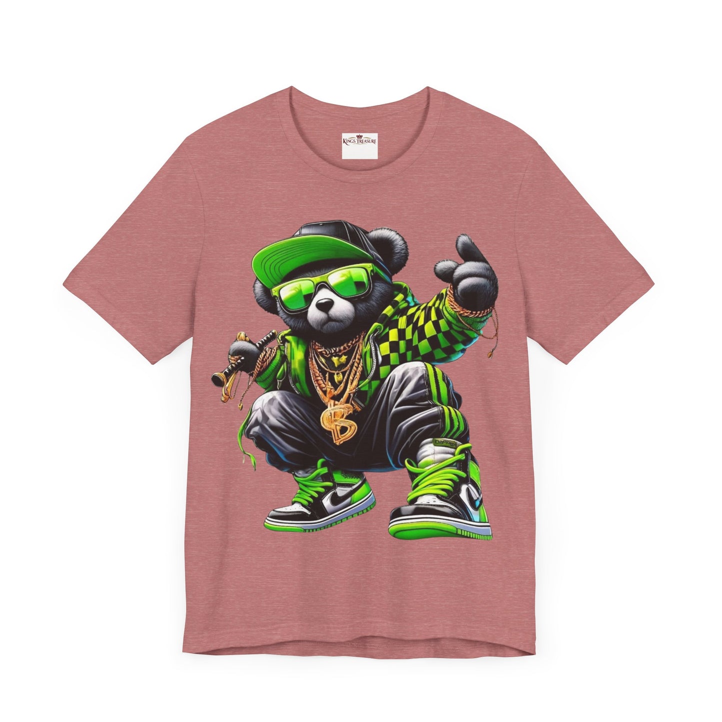 t-shirt the green teddy bear