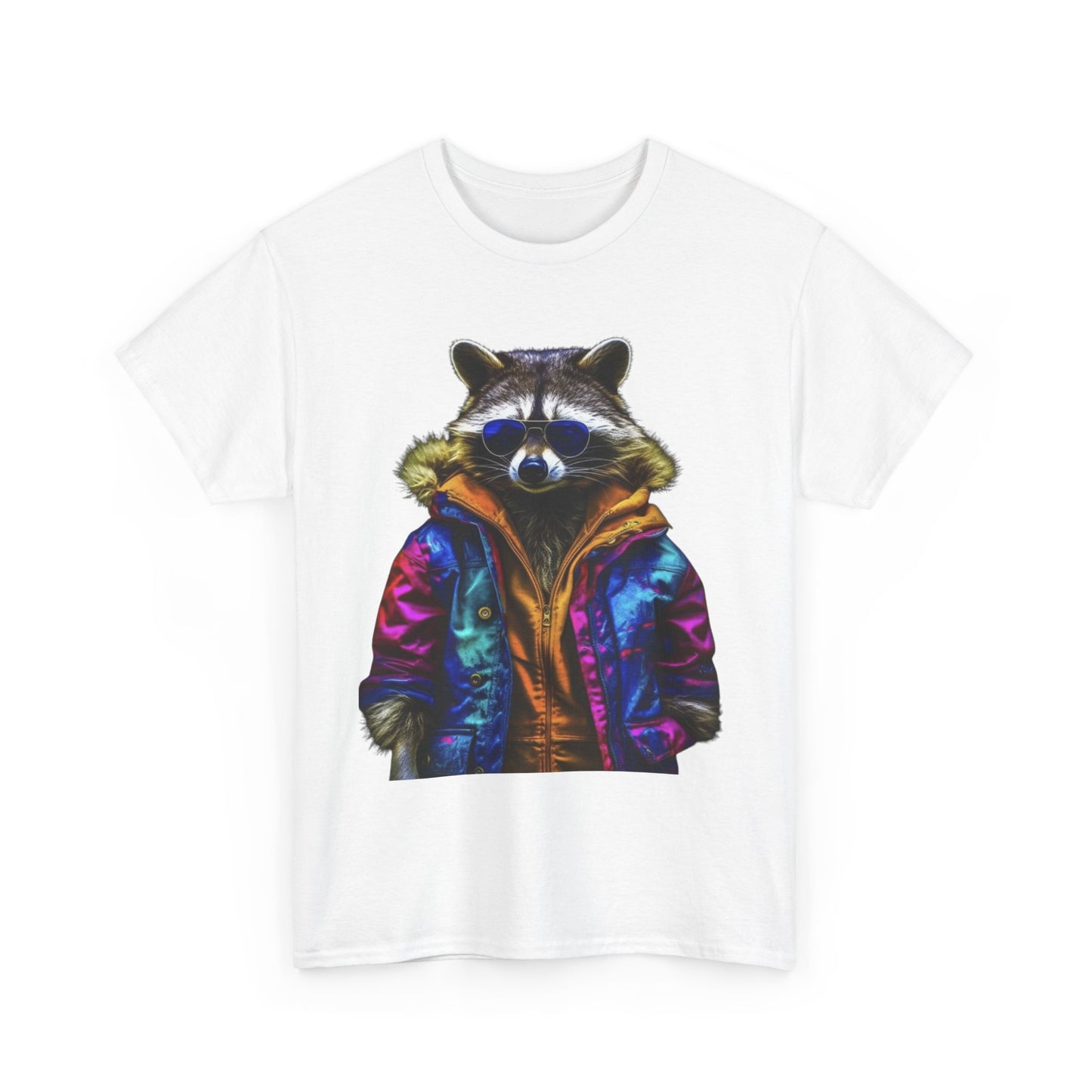 Unisex Heavy Cotton T-shirt the raccoon