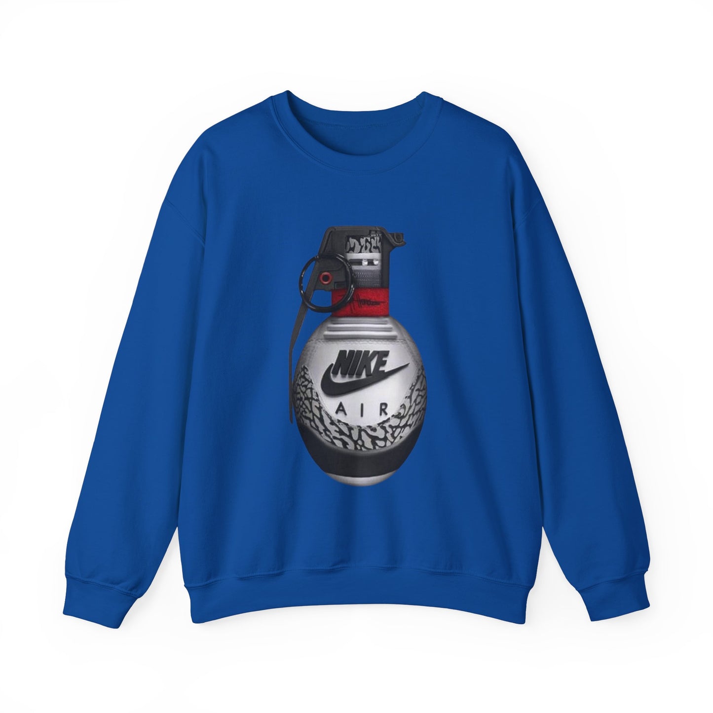 Crewneck Sweatshirt with Nike Granade Design